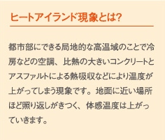 ヒートアイランド現象とは？