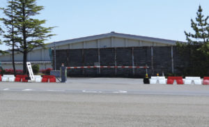 通行規制用遮断機　リモコン式遮断機